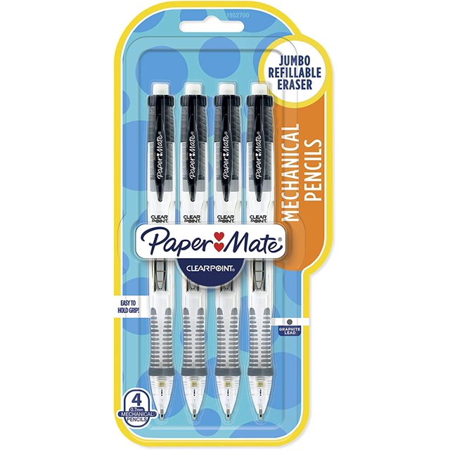 Paper Mate Clearpoint Mechanical Pencil, 0.7 mm, Black Barrel