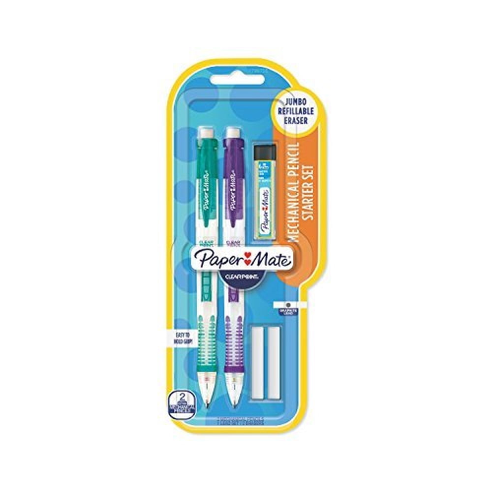 Paper Mate Clearpoint Mechanical Pencils, 0.7mm, HB 2, 2 Pack (Pack of