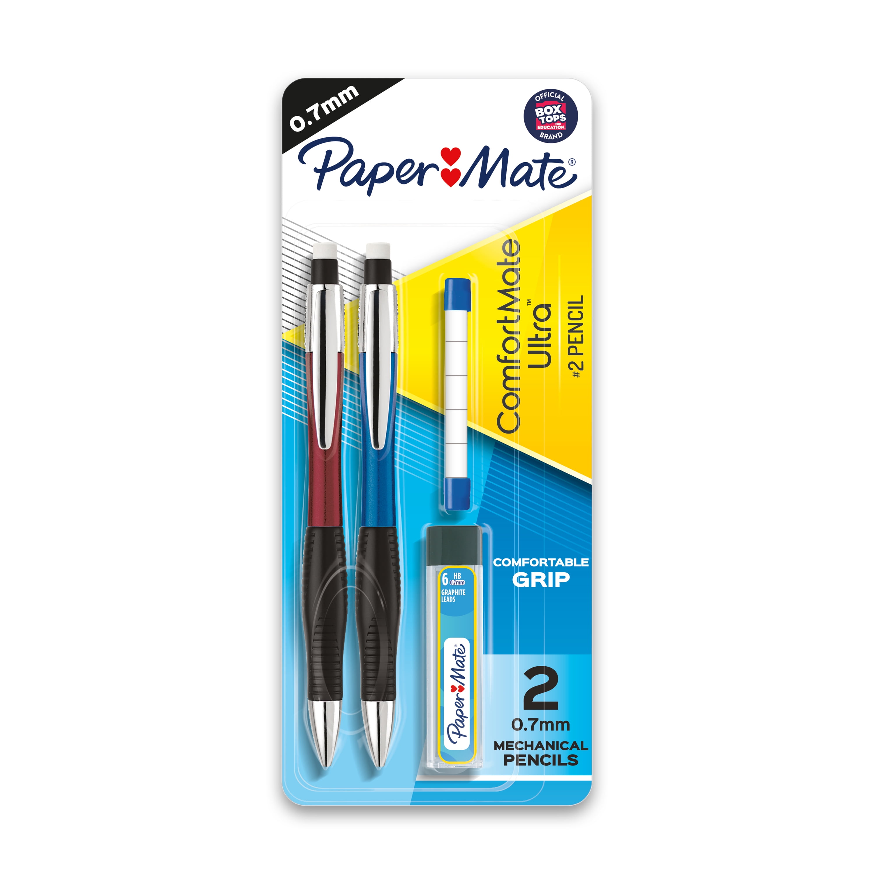 COLNK Mechanical Pencil Set, 6pcs 2.0mm Art Mechanical Pencils for Drafting Writing w/ 2 Tubes of Lead Refills,Drawing Pencils for Sketching Pencils