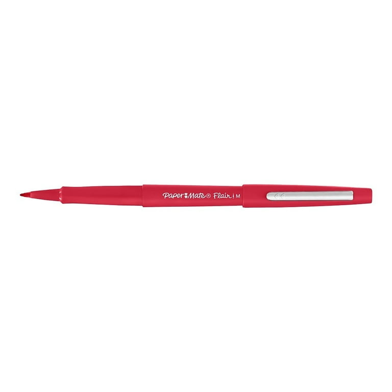 Papermate Liquid Expresso Felt Tip Pen Extra Fine Point Red  (Dozen)-Montgomery Pens Fountain Pen Store 212 420 1312