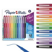 Paper Mate Flair Felt Tip Pen Set, #1 Teacher Choice, 0.7mm, 12 Count