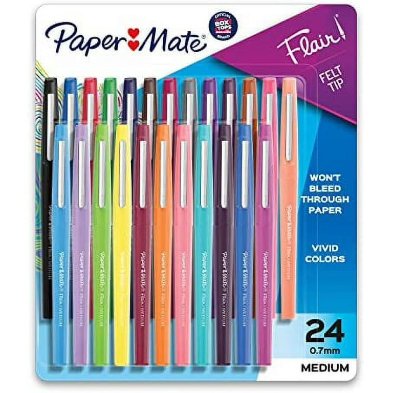 https://i5.walmartimages.com/seo/Paper-Mate-Flair-Felt-Tip-Pens-Medium-Point-0-7-Millimeter-Marker-Back-School-Supplies-Teachers-Students-Assorted-Colors-24-Count_6a362797-b5e4-40e4-8a51-cf59c54fa84e.58a201d869dbfc45f81fe4bd6387462f.jpeg?odnHeight=768&odnWidth=768&odnBg=FFFFFF