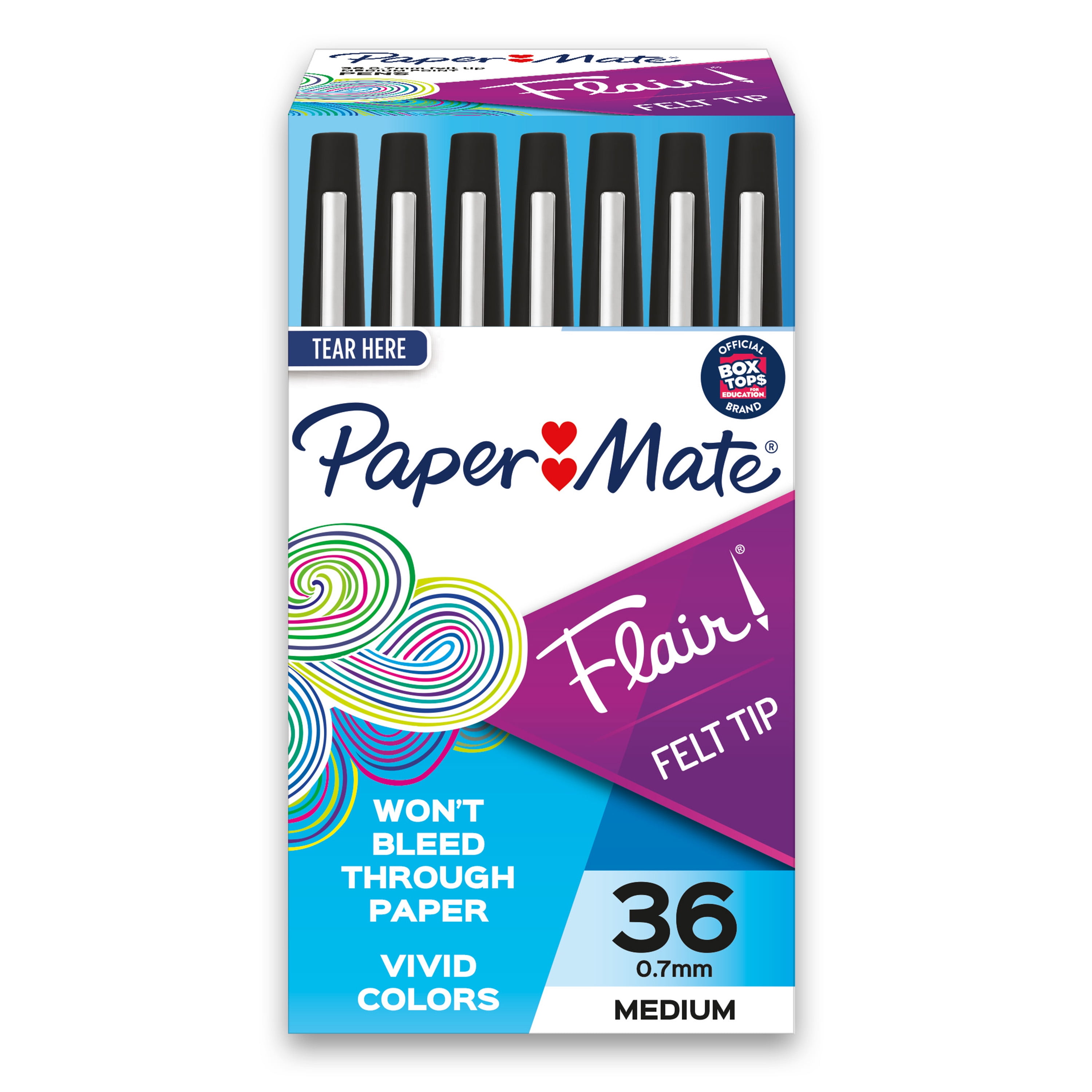 Paper Mate(R) Flair(R) Porous-Point Pens, 1.0 mm, Medium Point