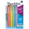 thumbnail image 1 of Paper Mate Flair Felt Tip Pens, Medium Point (0.7mm), Assorted Colors, 12 Count, 1 of 9