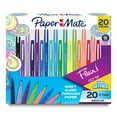 thumbnail image 1 of Paper Mate Flair Felt Tip Pens, Medium Point (0.7mm), Assorted Colors, 20 Count, 1 of 7