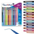 thumbnail image 1 of Paper Mate Flair Felt Tip Pens, Medium Point (0.7mm), Assorted Colors, 24 Count, 1 of 8