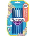 thumbnail image 1 of Paper Mate Flair Felt Tip Pens | Medium Point (0.7mm) | Blue | 5 Count, 1 of 10
