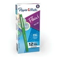 thumbnail image 1 of Paper Mate Flair Felt Tip Pens, Medium Point (0.7mm), Green, 12 Count, 1 of 8