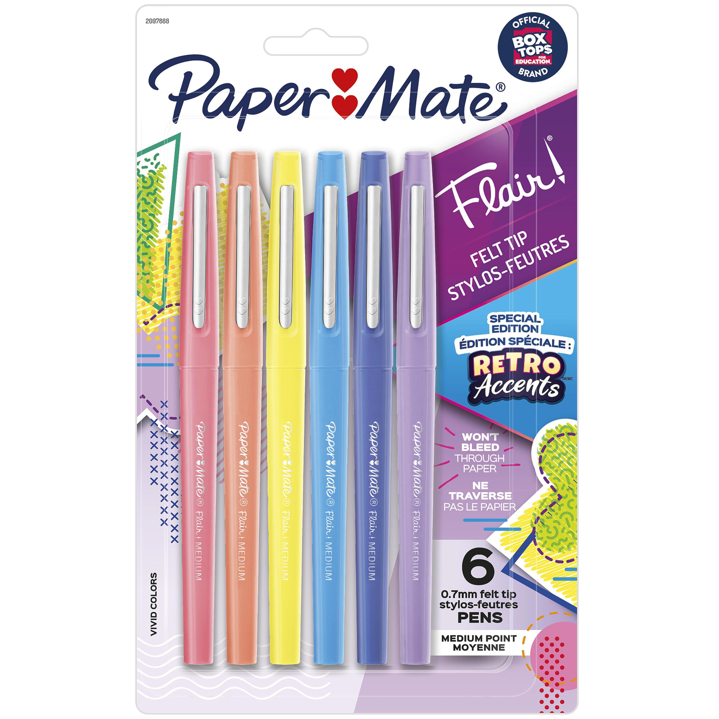 Paper Mate Flair Felt Tip Pens, Medium Point (0.7m