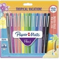 thumbnail image 1 of Paper Mate Flair Felt Tip Pens, Medium Point (0.7mm), Tropical Colours, 12 Count, 1 of 6