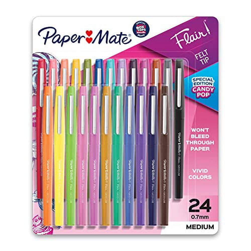 Paper Mate Flair Candy Pop Felt Tip Pens Medium Point 0.7 mm