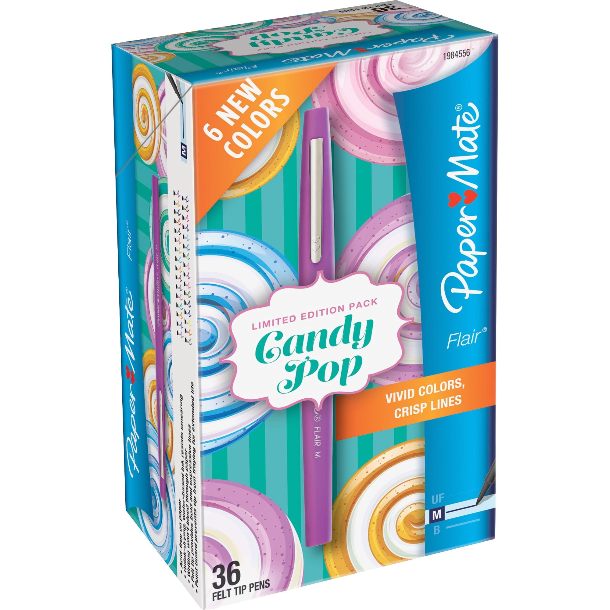 Paper Mate® Flair® Felt Tip Pens, Medium Point, Limited Edition Candy