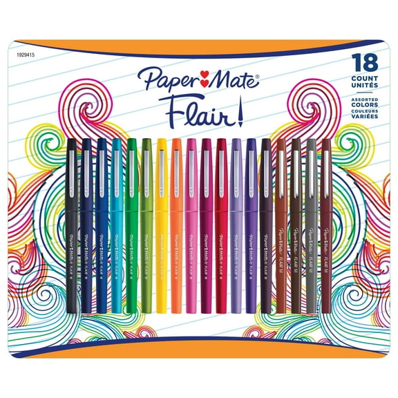 Paper Mate Flair Point Stick Pen 18 ct. Assorted Colors