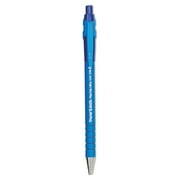 Paper Mate FlexGrip Ultra Retractable Pens, Medium Point, 1.0 mm, 55% Recycled, Blue Barrel, Blue Ink, Pack Of 12 Pens