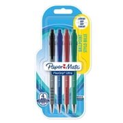 Paper Mate Flexgrip Ultra Retractable Ballpoint Pens | Medium Point 1.0mm | Assorted Colours | 4 Count