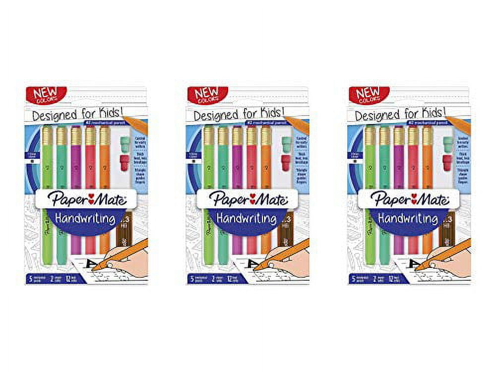 Paper Mate Handwriting Triangular Mechanical Pencil Set with Lead
