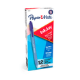 thumbnail image 1 of Paper Mate InkJoy 100 RT Retractable Ballpoint Pen, 1.0mm, Blue Ink, 12pc, 1 of 7