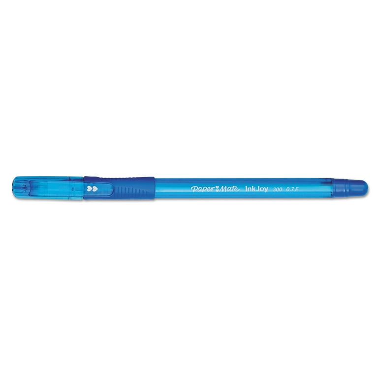 Paper Mate InkJoy 300 Stick Pen Blue Ink Fine Dozen 1766484