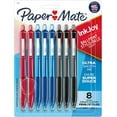 thumbnail image 1 of Paper Mate InkJoy 300RT Retractable Ballpoint Pens, Medium Point, Black/Red/Blue Ink, 8 Pack, 1 of 6