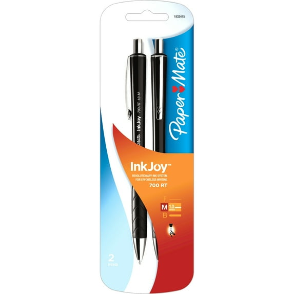 Paper Mate Inkjoy Pens - Black, Pkg of 2