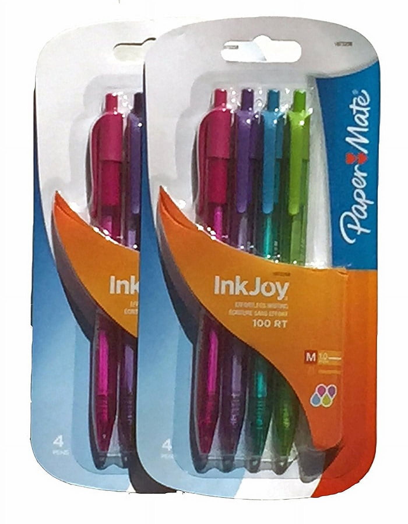 Paper Mate InkJoy Ball Point Gel Pens Medium 4 ct (Pack of 2)