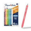 Paper Mate InkJoy Bright Gel Pens, Medium Point (0.7mm), Retractable, Assorted Brighter Colors, 6 Ct
