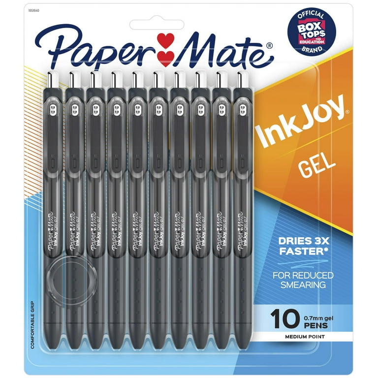 Paper Mate Profile Retractable Gel Pens - Medium Pen Point - 0.7 mm Pen Point Size - Retractable - Black Gel-based Ink - 2 / Pack Paper Mate Profile Retractable Gel Pens - Medium Pen Point - 0.7 mm Pen Point Size - Retractable - Black Gel-based Ink - 2 / Pack