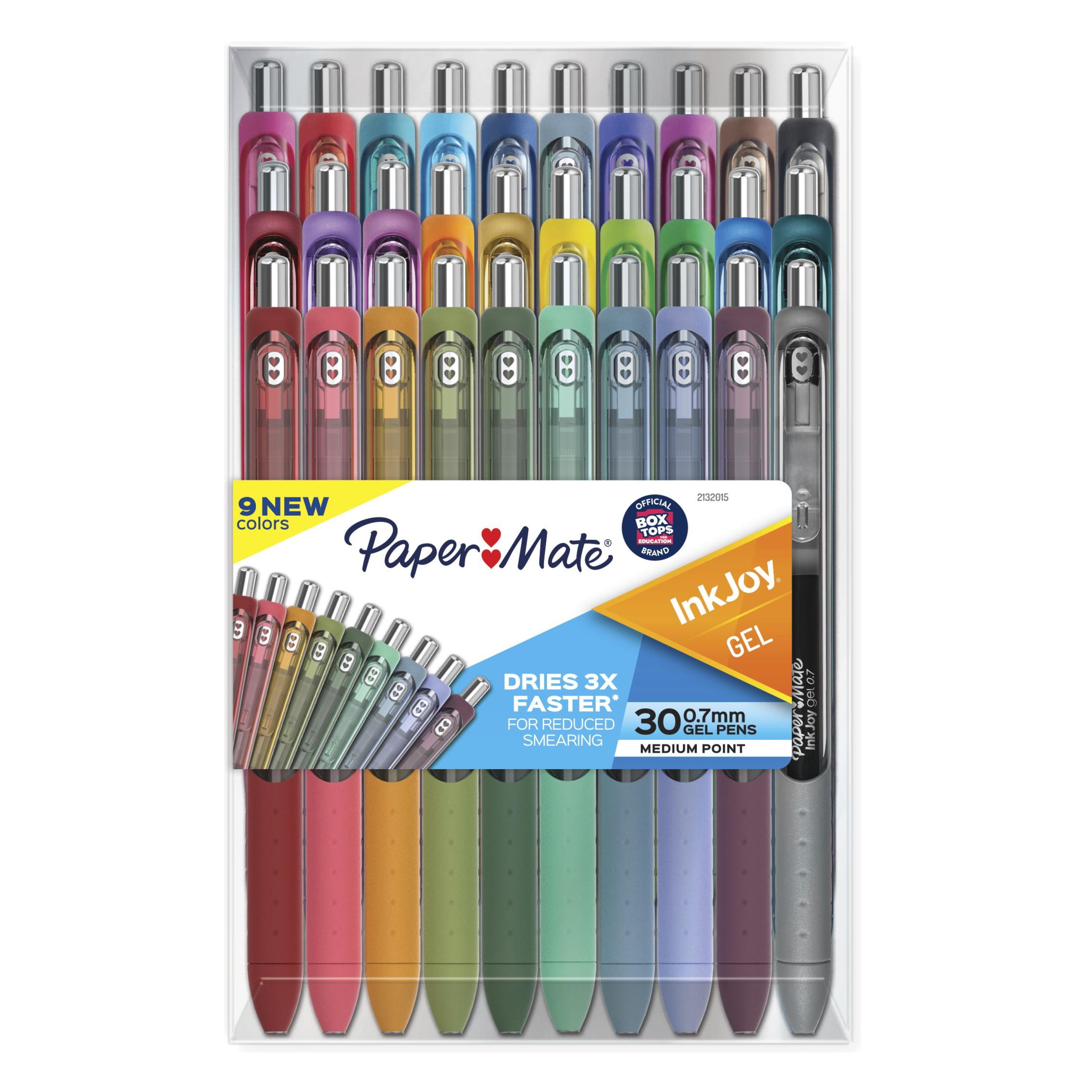 Paper Mate® InkJoy Retractable Gel Pens, Fine Point, 0.5 mm, Assorted Colors,  Pack Of 14 Pens - Zerbee