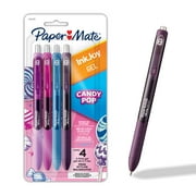 Paper Mate InkJoy Gel Pens, Candy Pop Colors, Medium 0.7mm Point, Retractable, 4 Count