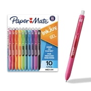 Paper Mate InkJoy Gel Pens, Medium Point (0.7 mm), Assorted Colors, 10 Count