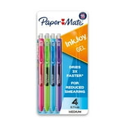 Paper Mate InkJoy Gel Pens, Medium Point 0.7mm, Assorted, 4 Count