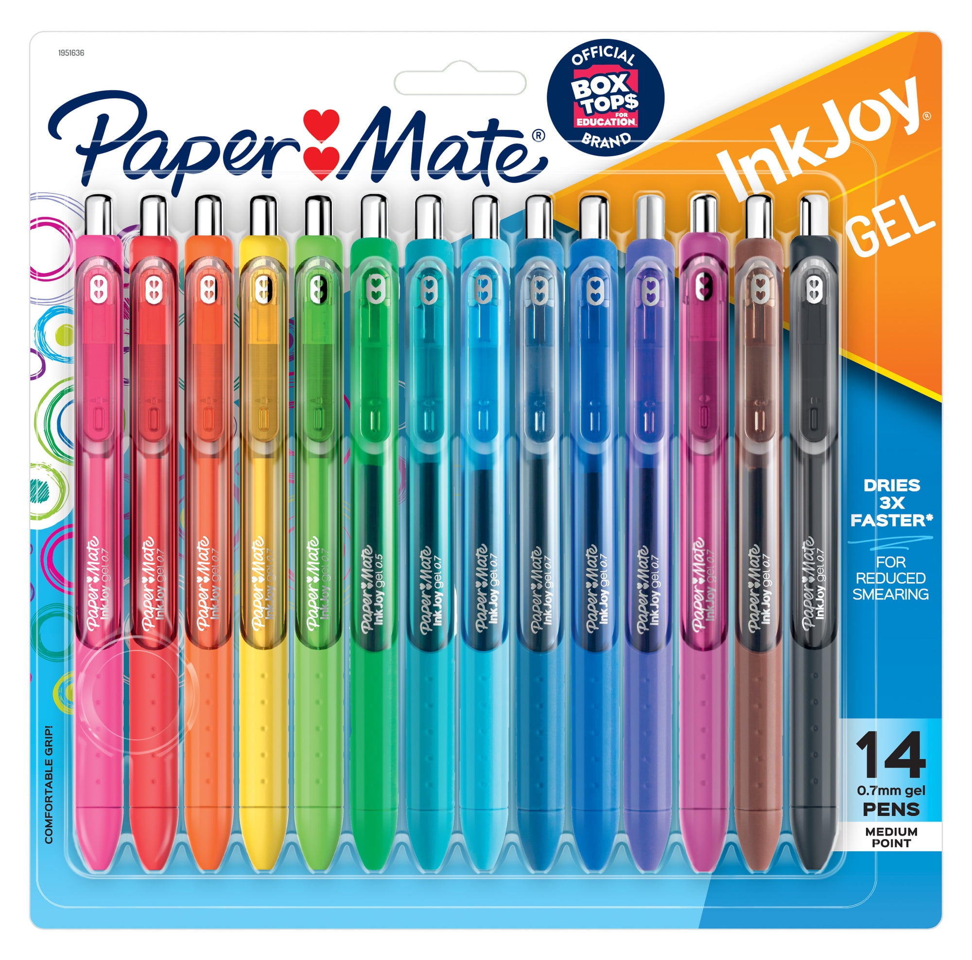 Paper Mate InkJoy Gel Medium Point Pens, Assorted - 8 Pack