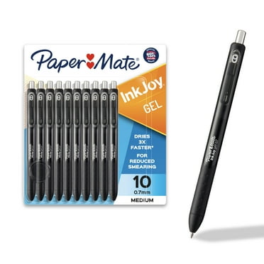 Paper Mate InkJoy Gel Pens, Medium Point, Black, 10 Count