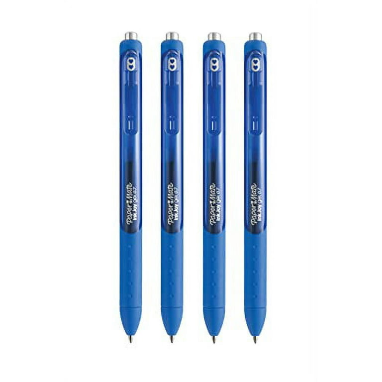 Paper Mate Profile 0.7mm Retractable Gel Pen - Medium Pen Point - 0.7 mm Pen Point Size - Retractable - Blue Gel-based Ink - 4 / Pack Paper Mate Profile 0.7mm Retractable Gel Pen - Medium Pen Point - 0.7 mm Pen Point Size - Retractable - Blue Gel-based Ink - 4 / Pack