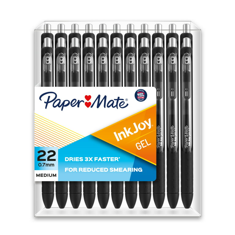 Paper Mate InkJoy Gel Pens - Medium Pen Point - Black Gel-based PAP2022985,  PAP 2022985 - Office Supply Hut