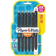 Paper Mate Inkjoy Gel Pens .7mm 6/Pkg-Black