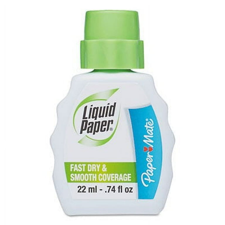 Fast Dry Correction Fluid, 22 ml Bottle, White, Dozen Fast Dry Correction Fluid, 22 ml Bottle, White, Dozen