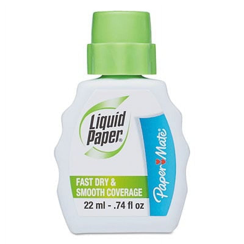 Luiquid Paper Paper Mate Liquid Paper - Fast Dry Correction Fluid, 22 ml Bottle ...