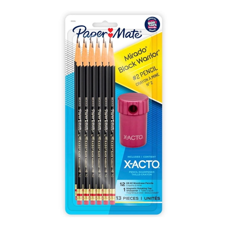 文房具・ステーショナリー mi-ka Paper Mate Mirado 12pk #2 Woodcase Pencils Pre-Sharpened with X