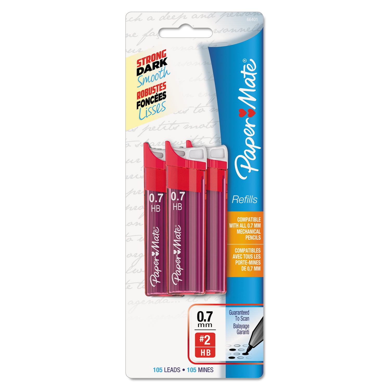 Paper Mate Mechanical Pencil Lead Refills, 0.5mm, Pack of 144 Leads (66382)