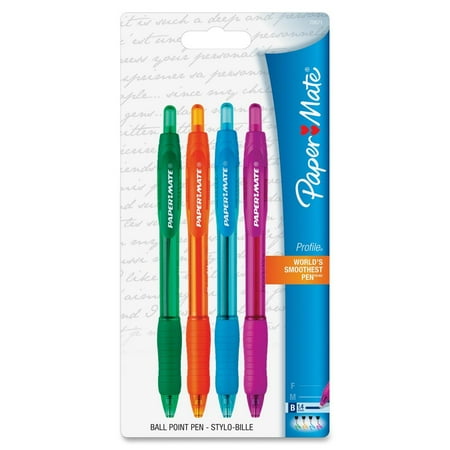 Paper Mate Profile Ball Point Pen 4-Pack