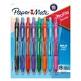 thumbnail image 1 of Paper Mate Profile Ballpoint Pen, Retractable, Bold 1.4 mm, Assorted Ink and Barrel Colors, 8/Pack, 1 of 9