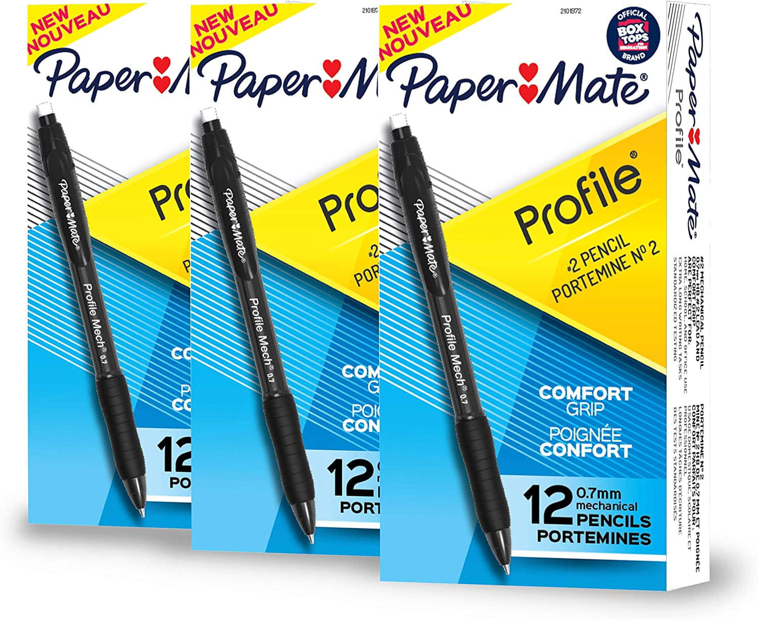 Paper Mate Advanced Mechanical Pencil Kit, 0.7 mm Lead, Black, 1 Count