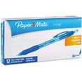thumbnail image 1 of Paper Mate Profile Retractable Ballpoint Pen, 1.4mm, Bold Point, Blue Ink, 12 Count, 1 of 7