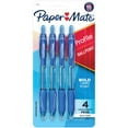 thumbnail image 1 of Paper Mate Profile Retractable Ballpoint Pen Bold Point 1.4 mm Blue, 1 of 9