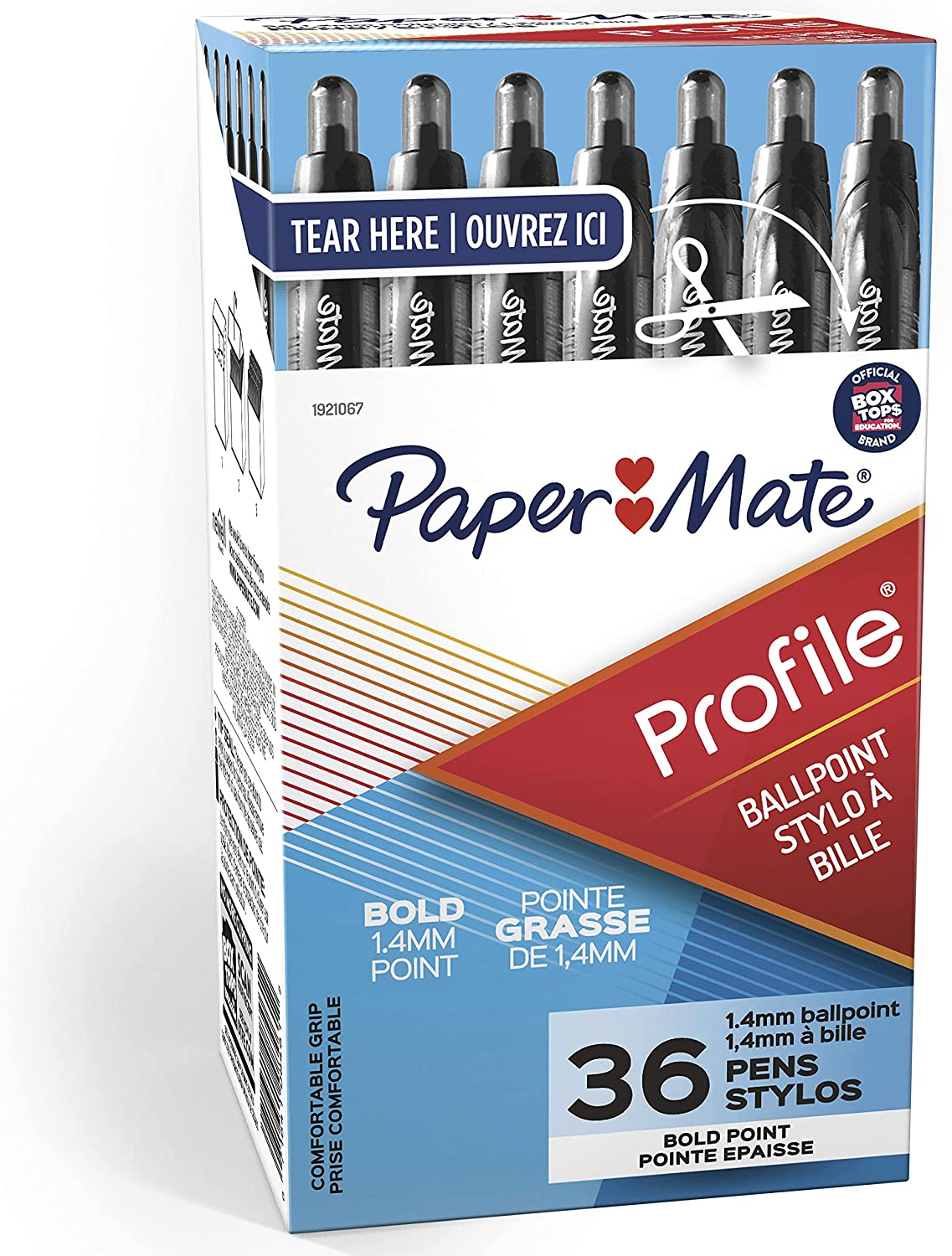 Paper Mate Profile Retractable Ballpoint Pens, Bold Point (1.4mm