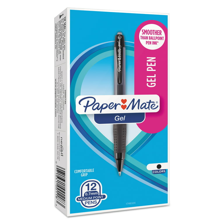 Bolígrafo de gel Paper Mate InkJoy retráctil punto mediano 1 pza. –  Dupapier distribuidora