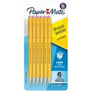 Paper Mate SharpWriter Mechanical Pencils, 0.7mm, HB #2, Assorted Colors, 6 Count