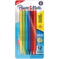 thumbnail image 1 of Paper Mate SharpWriter Mechanical Pencils, 0.7 mm HB #2 Lead, Fun Assorted Color Barrels, 12 Count, 1 of 8