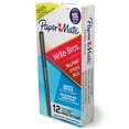 thumbnail image 1 of Paper Mate Ballpoint Pens, Write Bros. Black Ink Pens, Medium Point (1.0mm), 12 Count, 1 of 7